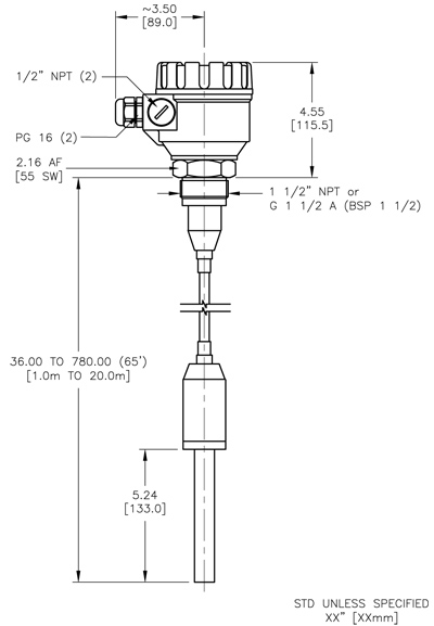 MECHANICALS - Vibra Rod Level Probe